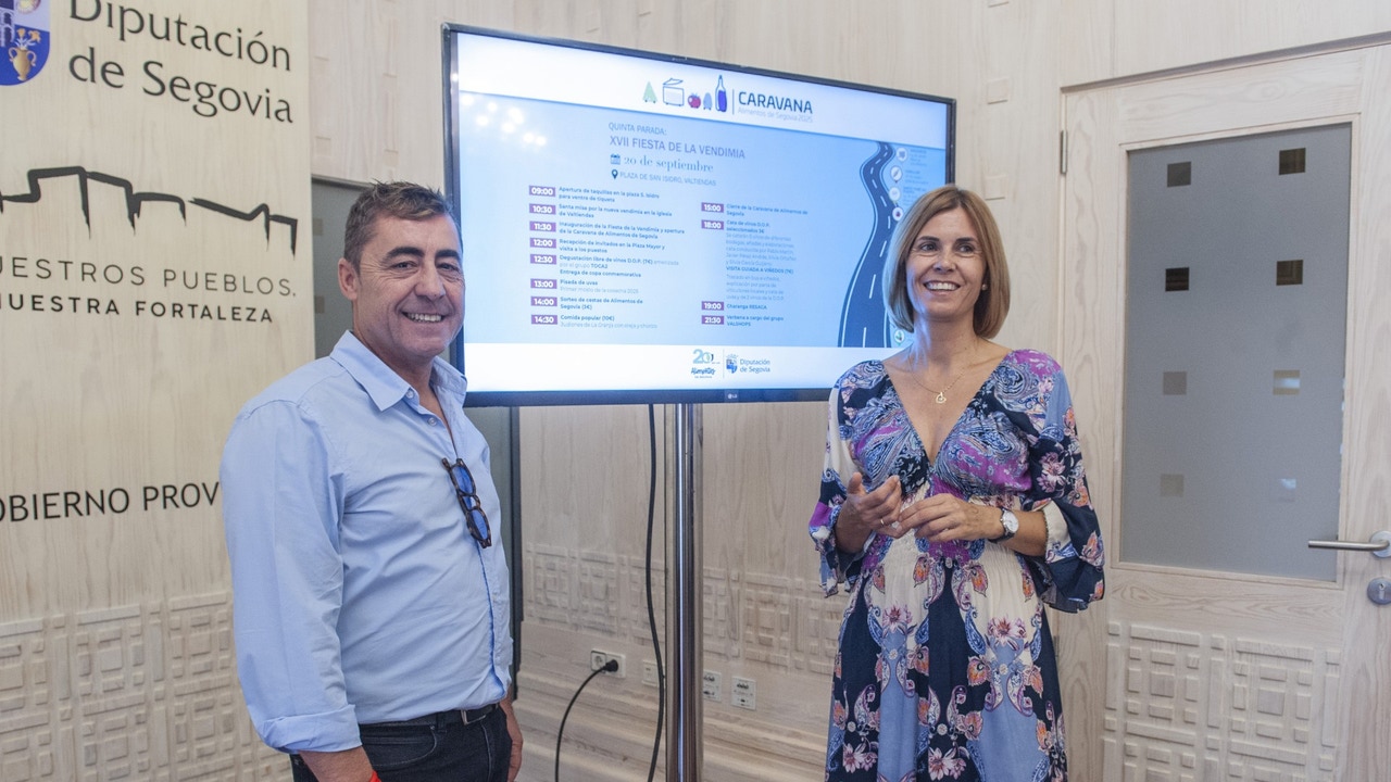La Caravana de Alimentos de Segovia llega a la decimoséptima Fiesta de la Vendimia con una amplia representación de productores locales