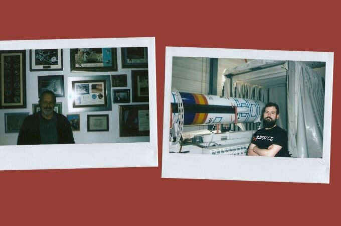 Carlos González, que trabajó durante 43 años en la NASA, y Raúl Verdú, cofundador de PLD Space