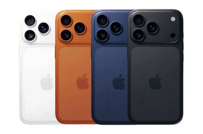 Renderizados filtrados del iPhone 17 Pro.