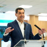 El presidente de la Junta de Andalucía, Juanma Moreno