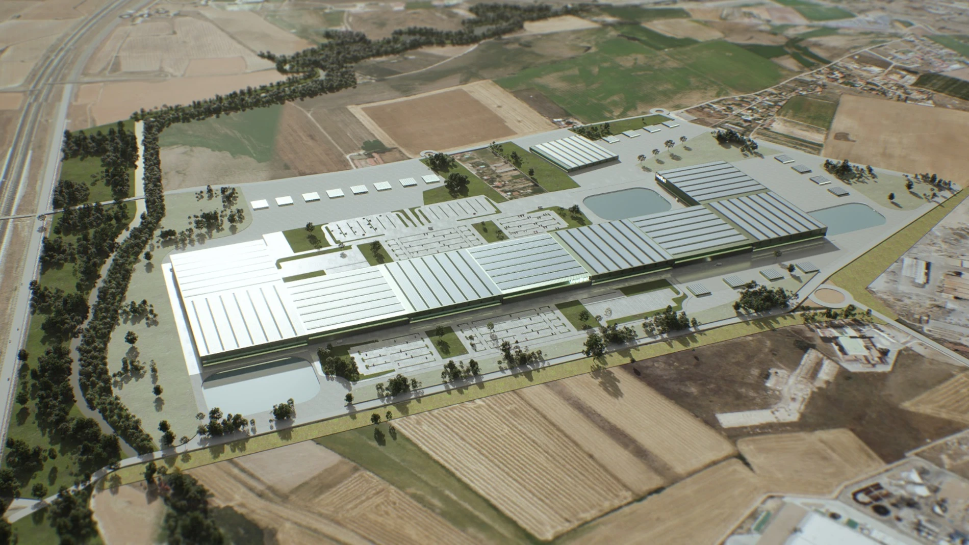Maqueta de la planta de Inobat en Valladolid