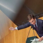 Almeida, esta mañana, en el Pleno sobre el Estado de la Ciudad