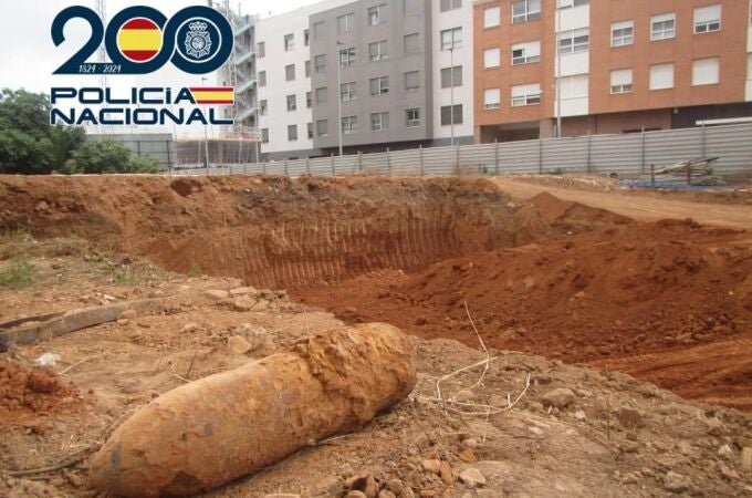 Castellón.-Sucesos.- La Policía desactiva en Castellón un artefacto de la Guerra Civil española