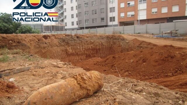 Castellón.-Sucesos.- La Policía desactiva en Castellón un artefacto de la Guerra Civil española