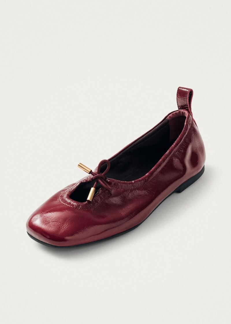 Rosalind patent bailarinas de cuero.