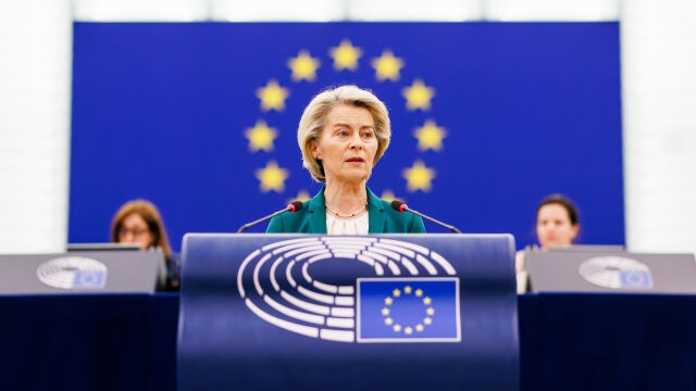 La presidenta de la Comisión Europea, Ursula Von Der Leyen