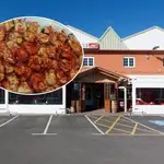 Entrada al restaurante Casa Ezequiel de Villamanin de la Tercia