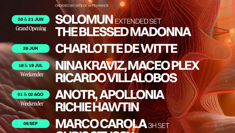 Cartel Sophie Festival Málaga