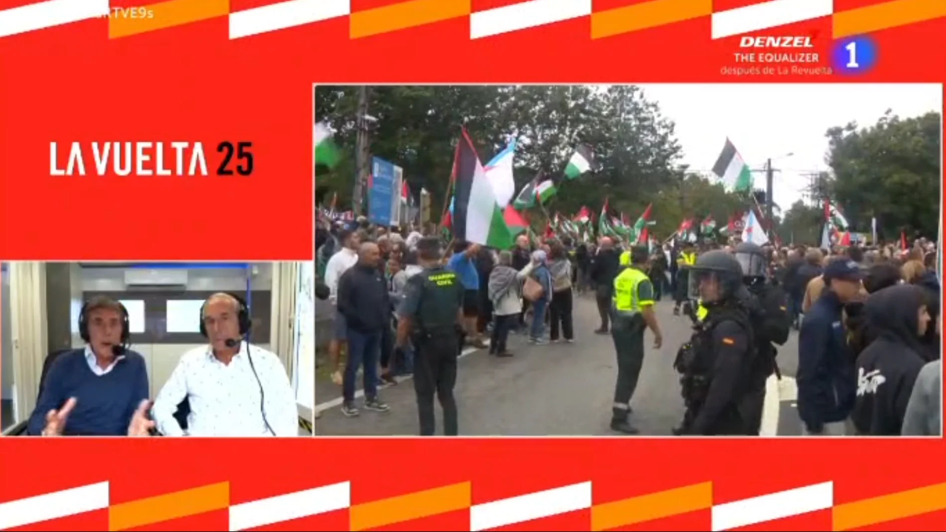 Perico Delgado y Carlos de Andrés, comentaristas de La Vuelta 2025