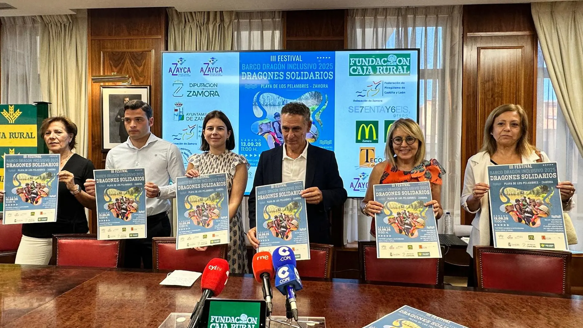 Presentación del III Festival Barco Dragón Inclusivo en Zamora