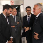 NIcanor Sen junto a Eduardo Santiago en Palencia