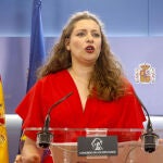 La portavoz del Partido Popular en el Congreso de los Diputados, Ester Muñoz, pide la dimisión del fiscal general del Estado, García Ortiz