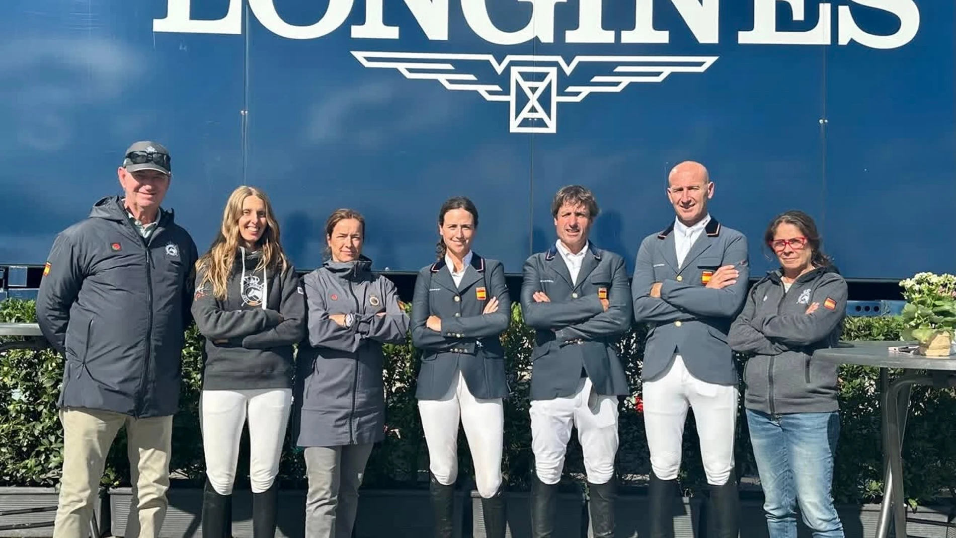 El equipo español en Suiza