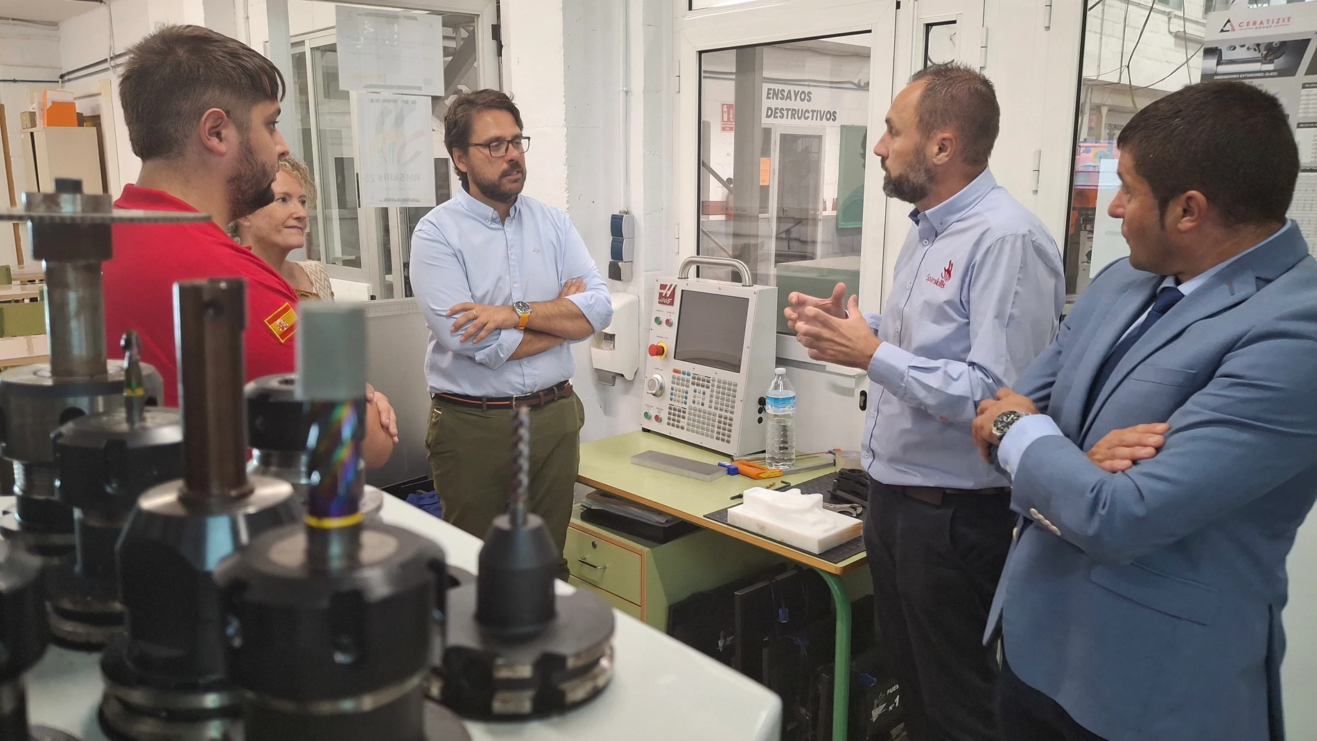 Alumnos muestran, en la Región, sus proyectos antes de la competición en Dinamarca 2025 REMITIDA / HANDOUT por COMUNIDAD Fotografía remitida a medios de comunicación exclusivamente para ilustrar la noticia a la que hace referencia la imagen, y citando la procedencia de la imagen en la firma 09/09/2025
