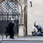 Imagen subida por el propio Banksy a sus redes sociales