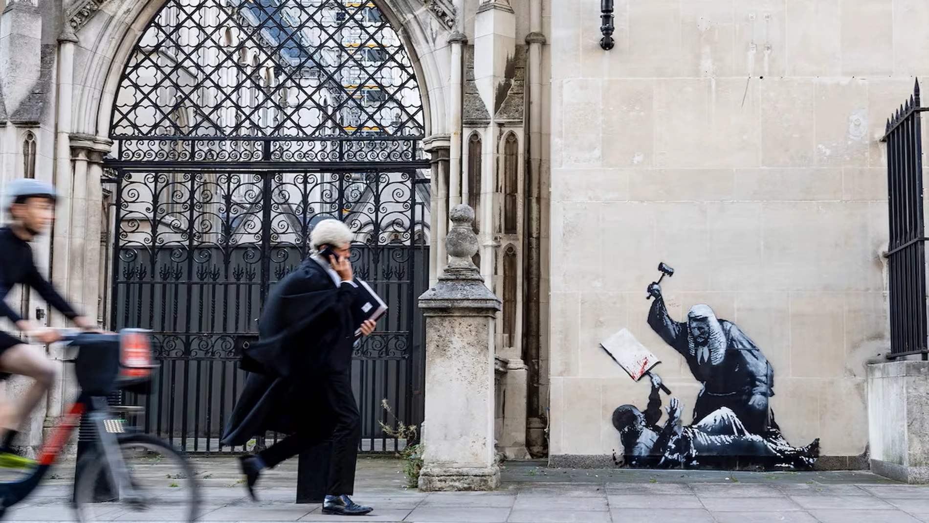 Imagen subida por el propio Banksy a sus redes sociales