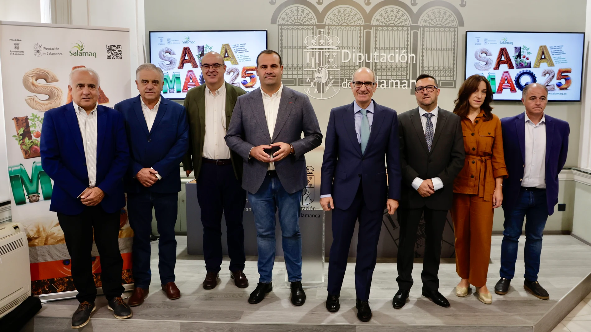 El presidente de la Diputación de Salamanca, Javier Iglesias, hace un balance más que satisfactorio de la feria