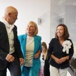 Leticia García junto a Víctor Caramanzana en el Pleno de la Cámara de Comercio de Valladolid