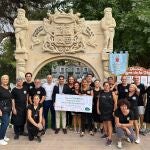 La representación del Palacio del Marqués de Torre Pacheco y su arco, mejor fachada de los huertos de la Feria de Murcia