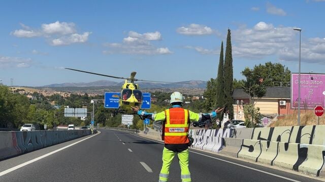 Sucesos.- Muere una mujer de 45 años en un accidente de tráfico en Las Rozas