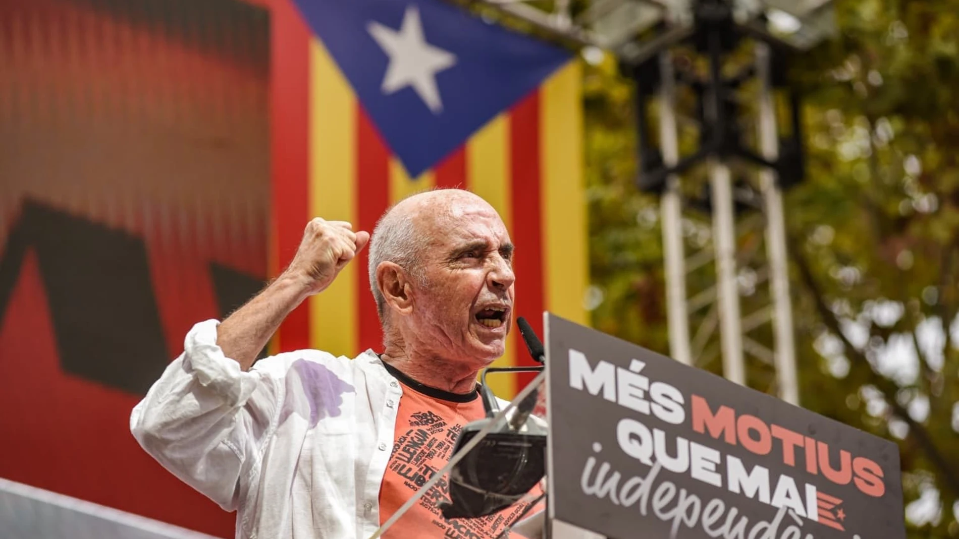 El presidente de la ANC, Lluís Llach ALBERTO PAREDES - EUROPA PRESS 11/09/2025
