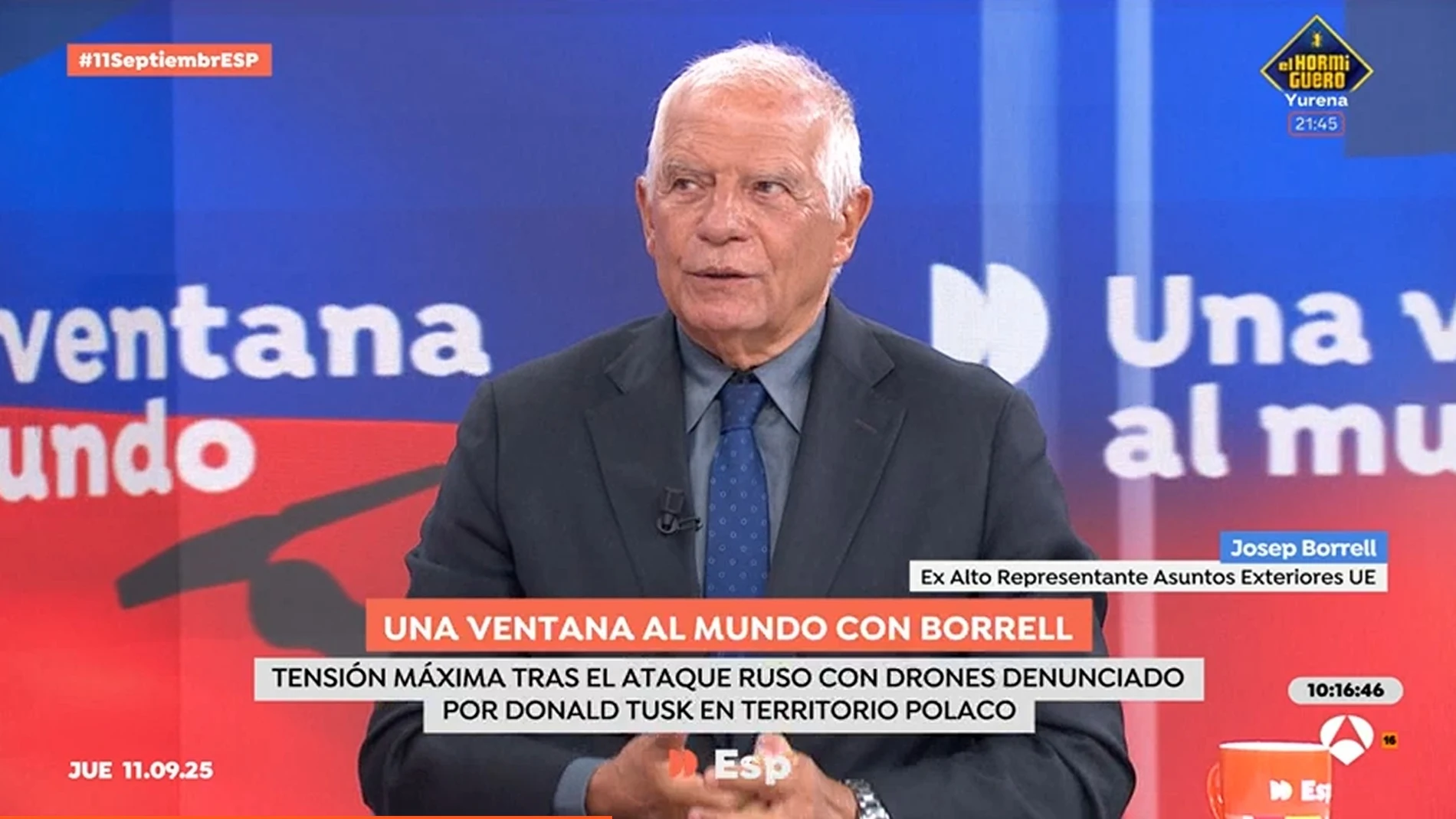 Borrell explica por qué en el "lenguaje oficial" la UE evita hablar de "ataque" tras el derribo drones rusos en Polonia
