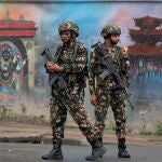 Nepalese Army patrols Kathmandu after violent protests