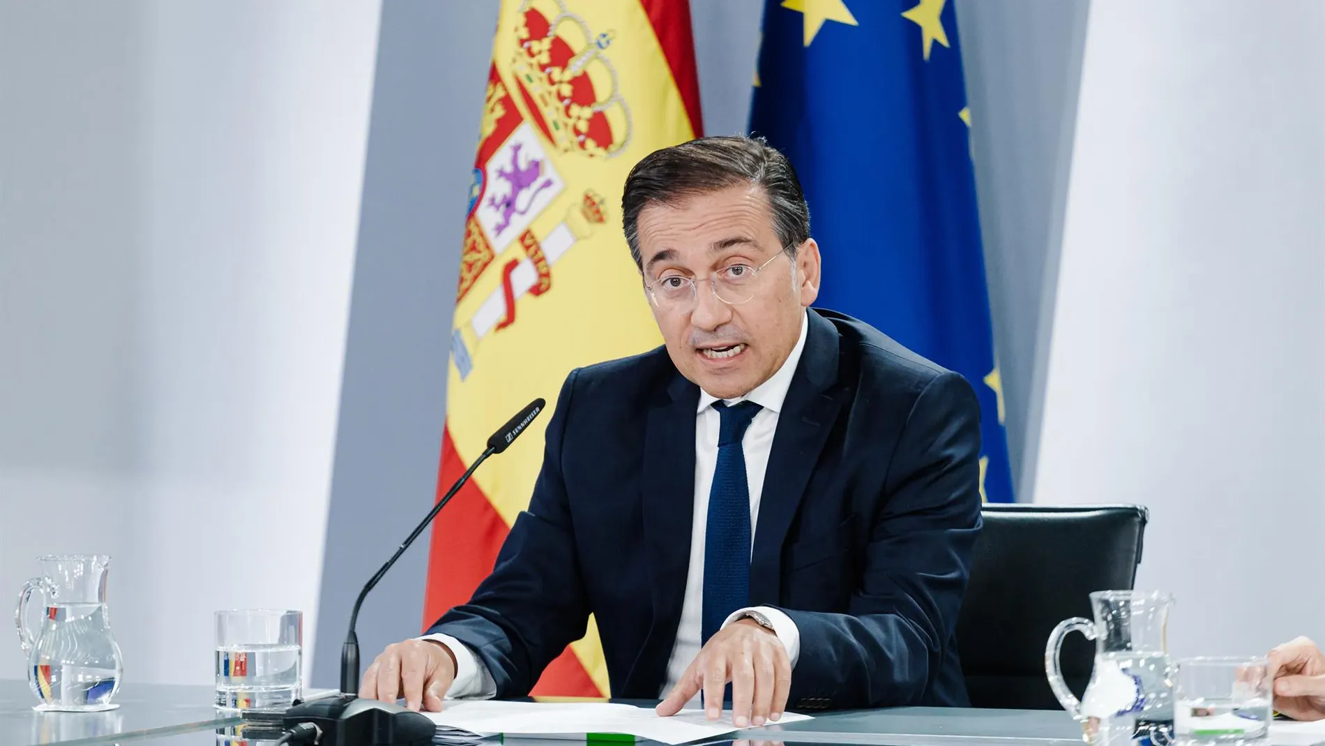 Albares descarta un posible choque con EEUU por las medidas contra Israel y defiende que "es una decisión soberana"