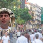 Un joven busca trabajo en Madrid y asegura que "tenía miedo por si no me cogían el currículum o algo"