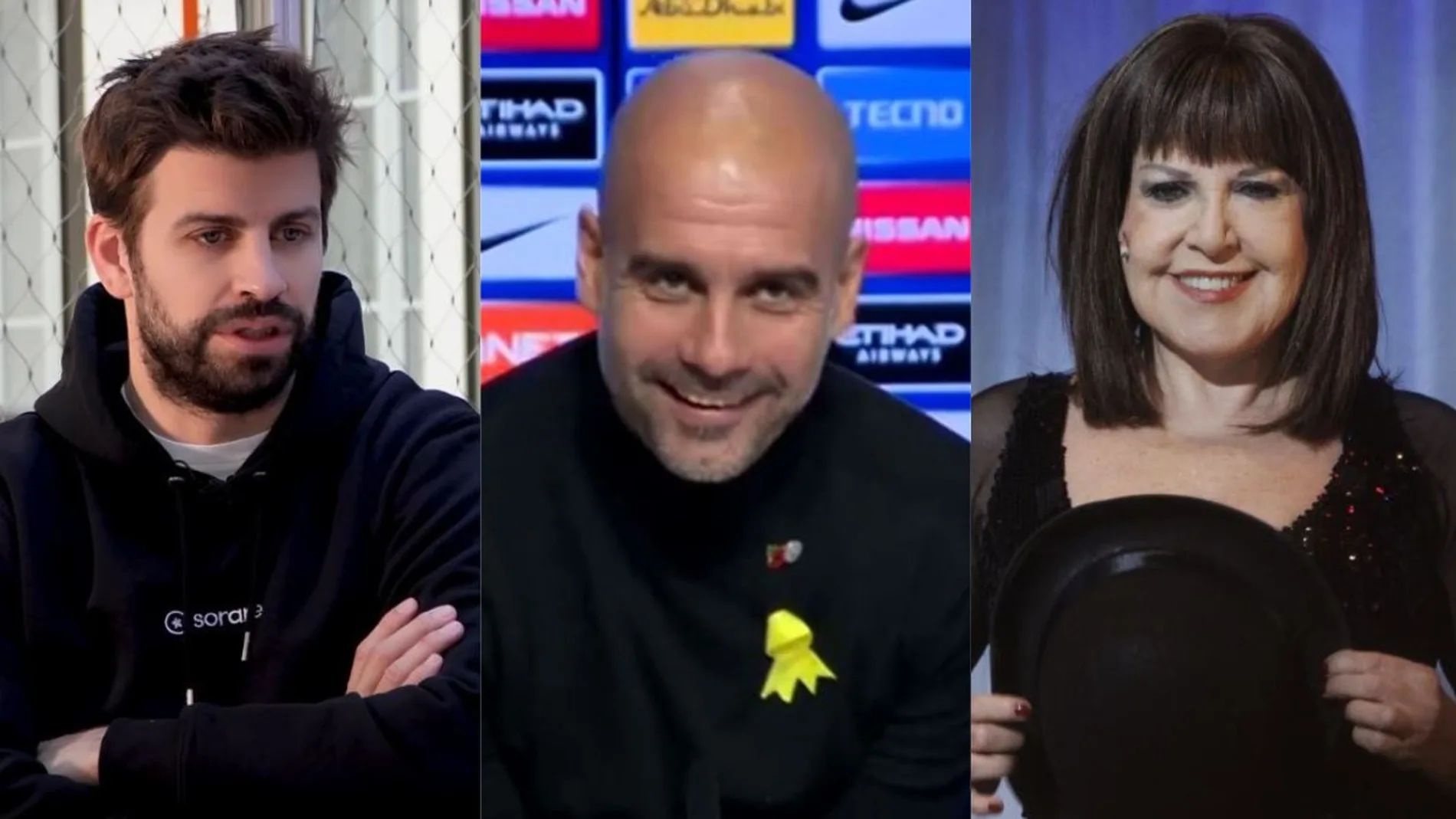Imagen de Piqué, Guardiola y Loles León