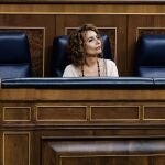 La vicepresidenta primera del Gobierno, María Jesús Montero