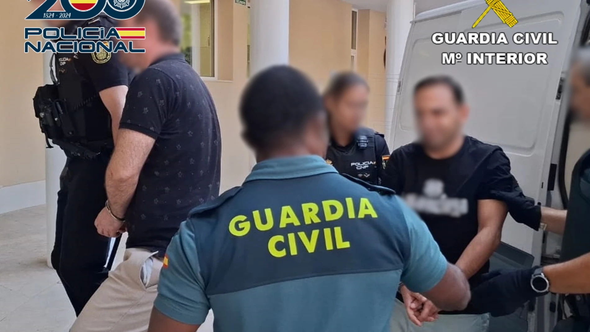 Golpe conjunto de la Policía Nacional y la Guardia Civil a un grupo de robos en viviendas en Alicante, Murcia y Córdoba