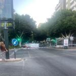 Avenida Federico García Lorca de Almería, donde se ha producido el atropello mortal de una mujer de 53 años.