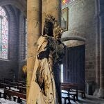 Consternación en Francia después de que incendien una Virgen María en una iglesia durante la mis