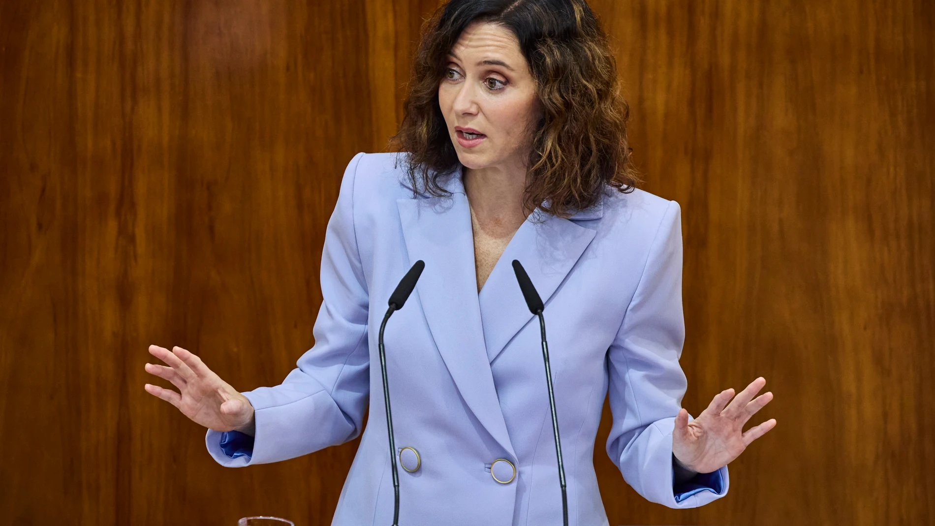 La presidenta de la Comunidad de Madrid, Isabel Díaz Ayuso