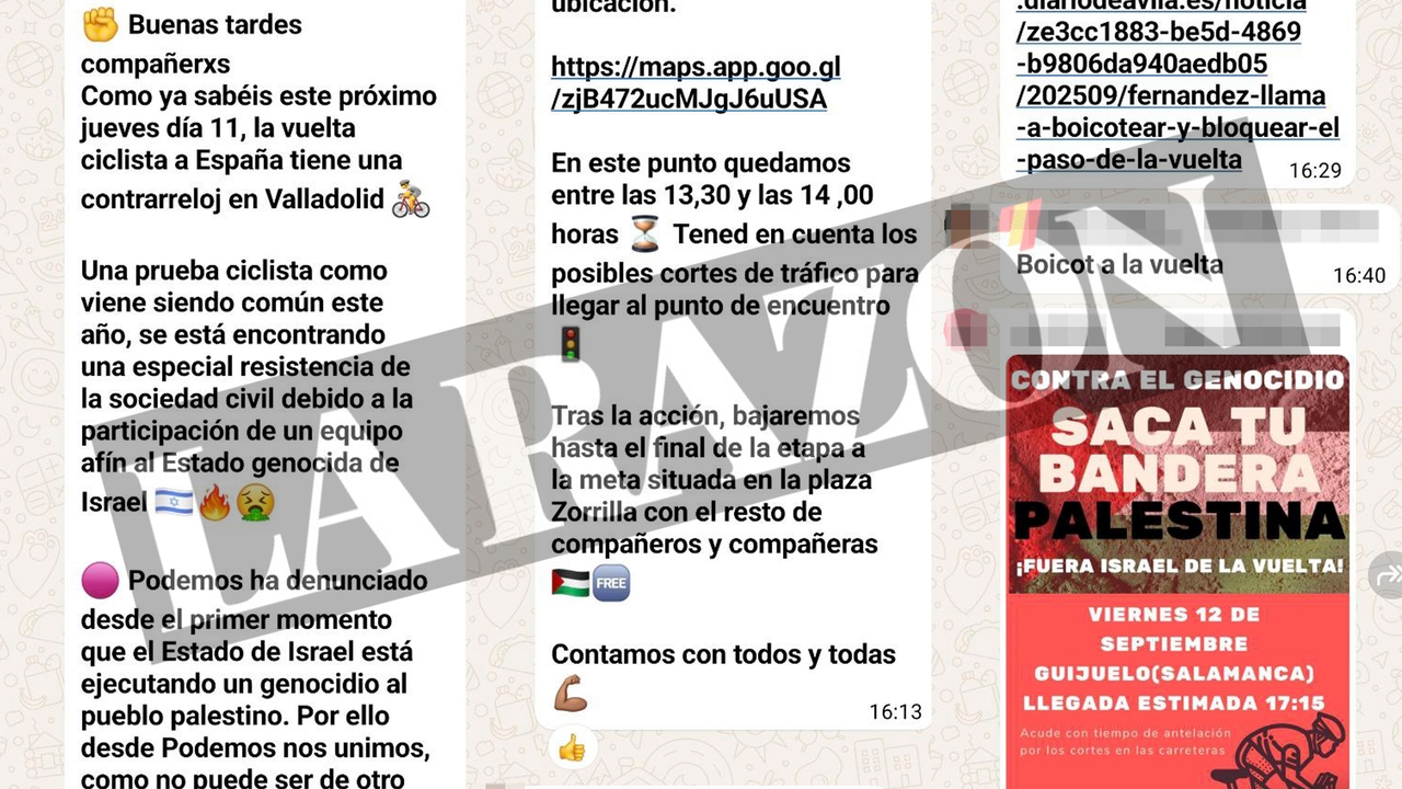 Podemos usa canales internos para activar el boicot a La Vuelta