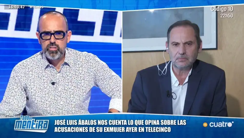 José Luis Ábalos en Cuatro