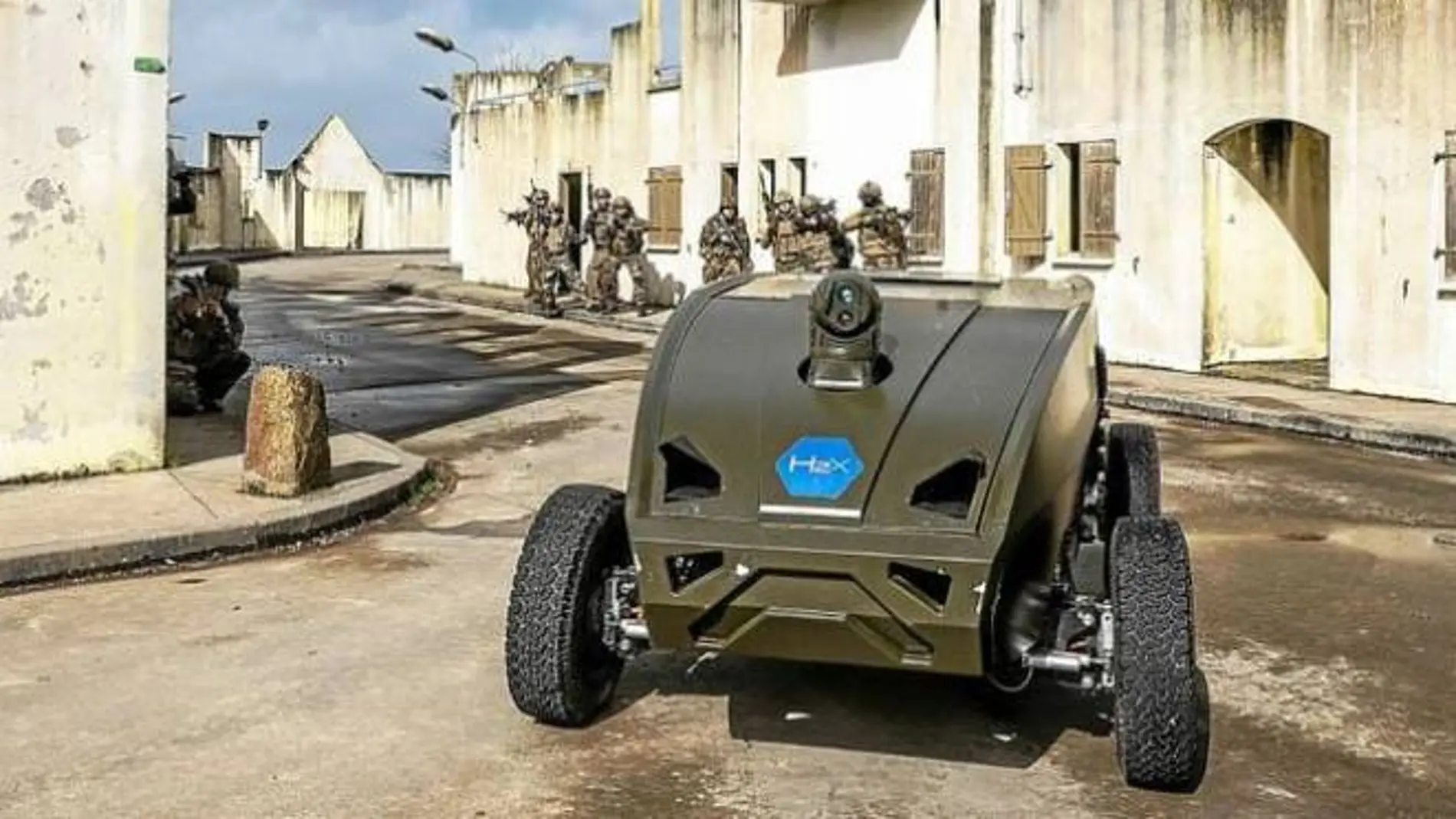 Hermione, el robot militar polaco-francés que promete 20 horas de autonomía en el campo de batalla.