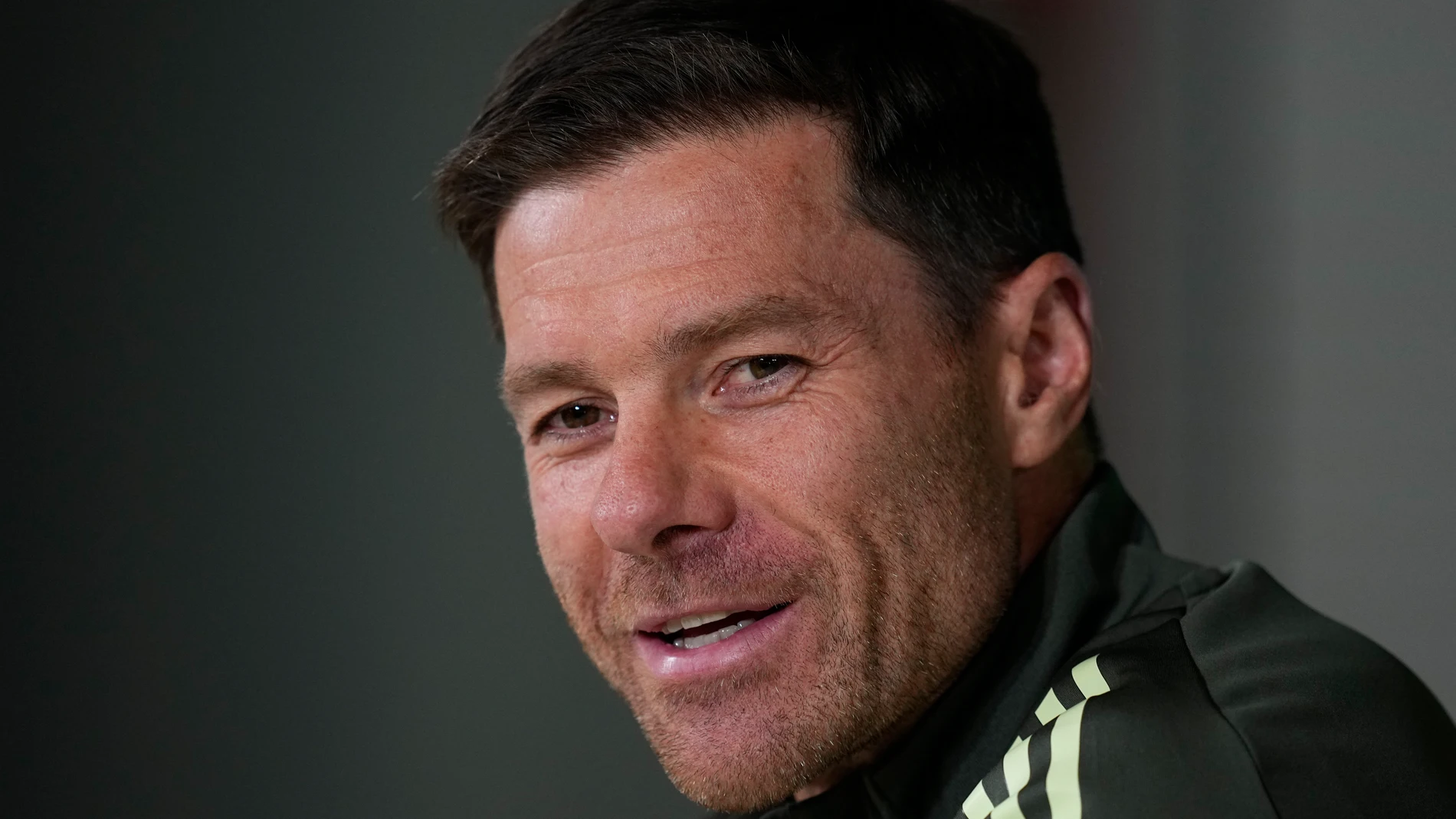 Xabi Alonso, head coach of Real Madrid, attends his press conference during the training day of Real Madrid ahead the Spanish League, LaLiga EA Sports, football match against Real Sociedad at Ciudad Deportiva Real Madrid on September 12, 2025, in Valdebebas, Madrid, Spain. AFP7 12/09/2025 ONLY FOR USE IN SPAIN