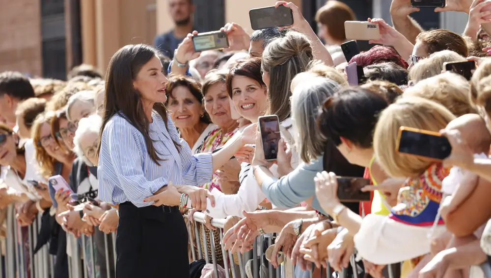 La Reina Letizia en La Rioja.
