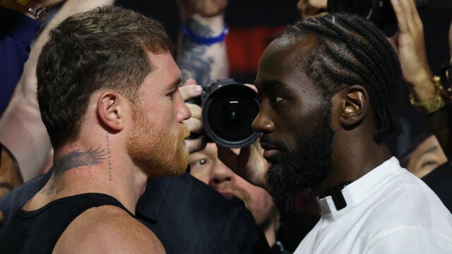 Presentación del combate entre Saúl 'Canelo' Álvarez y Terence Crawford en Las Vegas 