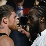 Presentación del combate entre Saúl 'Canelo' Álvarez y Terence Crawford en Las Vegas 