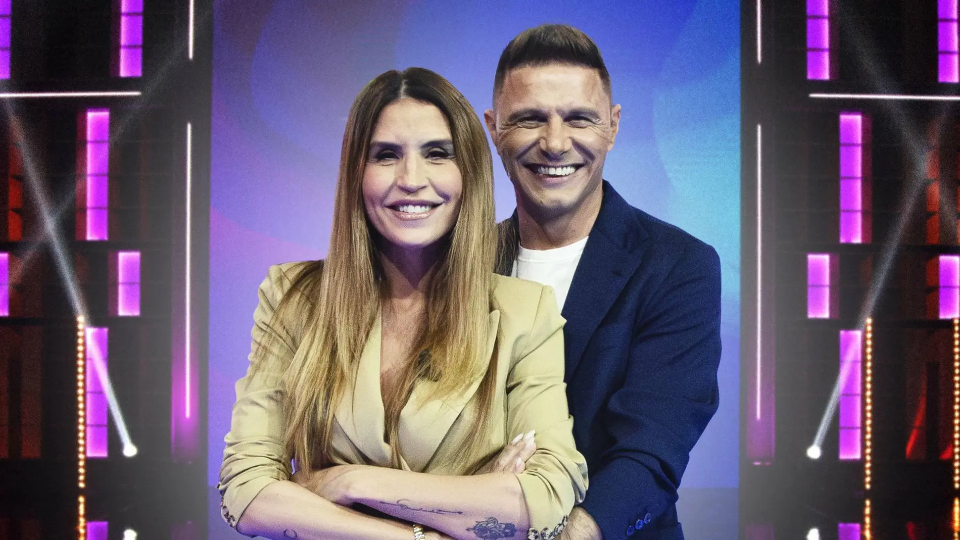 Joaquín Sánchez y Susana Saborido, presentadores de 'Emparejados'