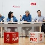 El secretario general del PSCyL, Carlos Martínez, preside el Plenario de la Comisión Ejecutiva del PSOE de Castilla y León