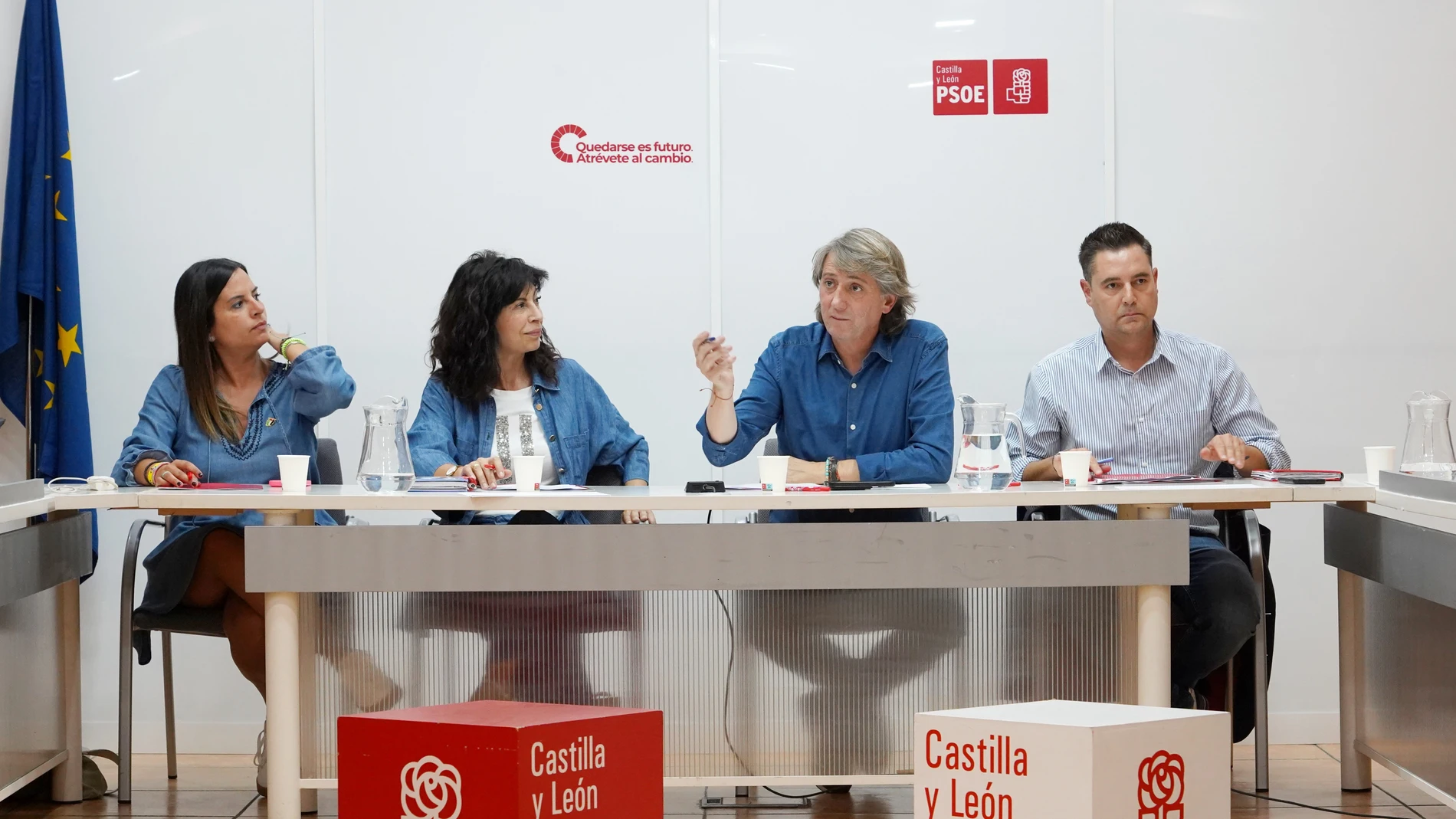 El secretario general del PSCyL, Carlos Martínez, preside el Plenario de la Comisión Ejecutiva del PSOE de Castilla y León
