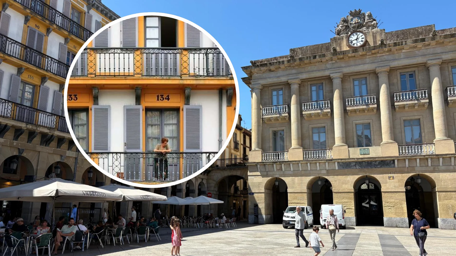 ¿Por qué los balcones de la Plaza de la Constitución de Donostia llevan un número?