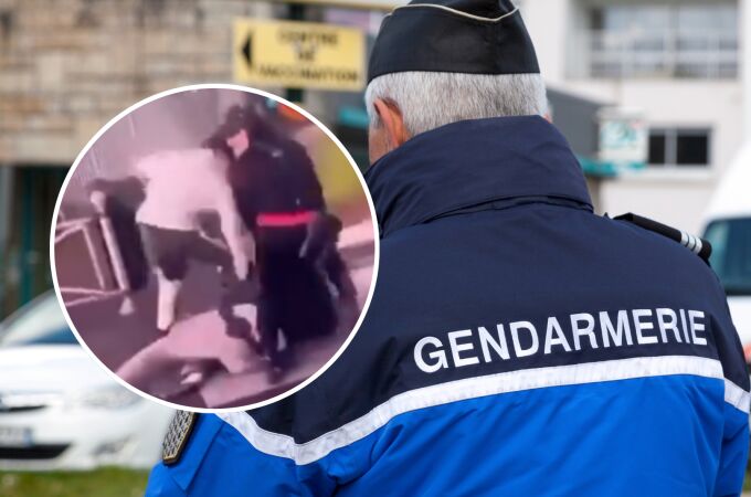 Un impactante video viral muestra la brutal paliza con la que tres individuos torturaron a un policía francés