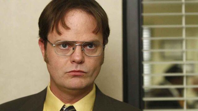 El excéntrico Dwight Schrute, en una escena de 'The Office'