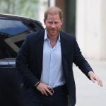  Britain's Prince Harry arrives to visit the Center for Blast Injury Studies at Imperial College in London, Britain, 10 September 2025. The visit is part of a series of engagements during Prince Harry's four-day trip to the UK. (Reino Unido, Londres) 