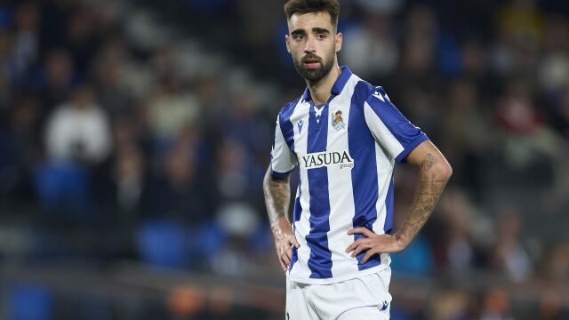 Fútbol.- Brais Méndez se fractura la nariz y se pierde el Real Sociedad-Real Madrid